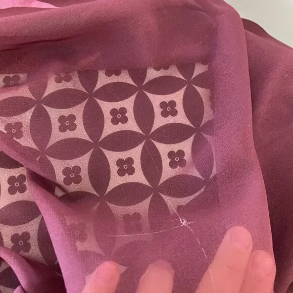 Badgley Mischka Red Floral Strapless Gown Dress - Picture 5 of 8